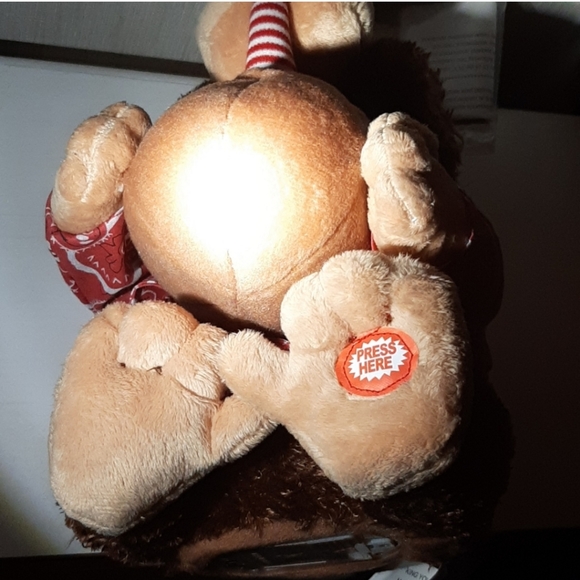 NEW W/ 3 TAGS MUSICAL DANCING STUFFED ANIMAL MONKEY, PLAYS MUSIC - Picture 5 of 7